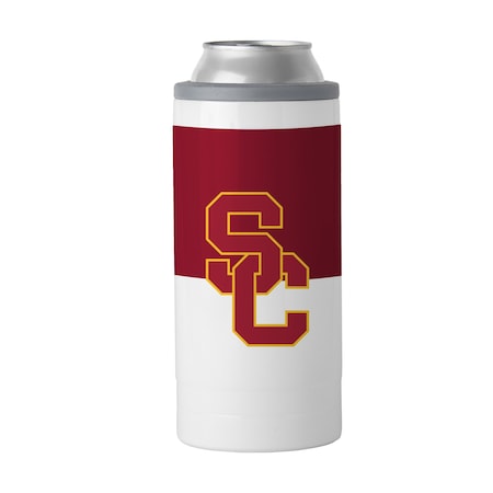 Logo Brands USC 12oz Colorblock Slim Can Coolie 205-S12C-11